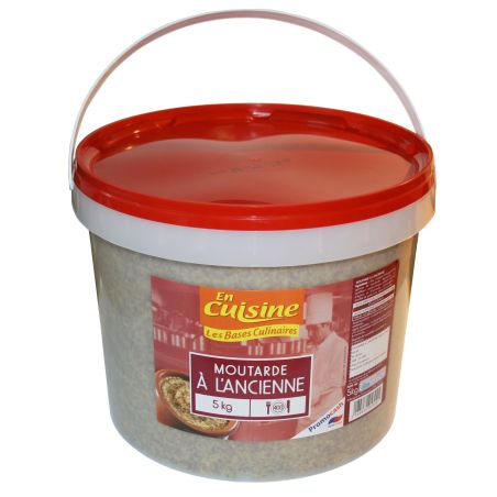 En Cuisine 5Kg Moutarde Ancien Seau