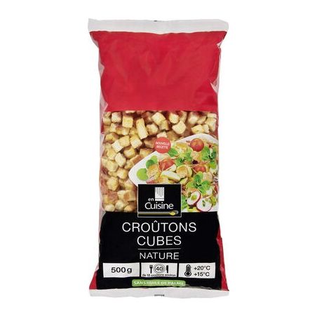 En Cuisine 500G Crouton Cube Nature