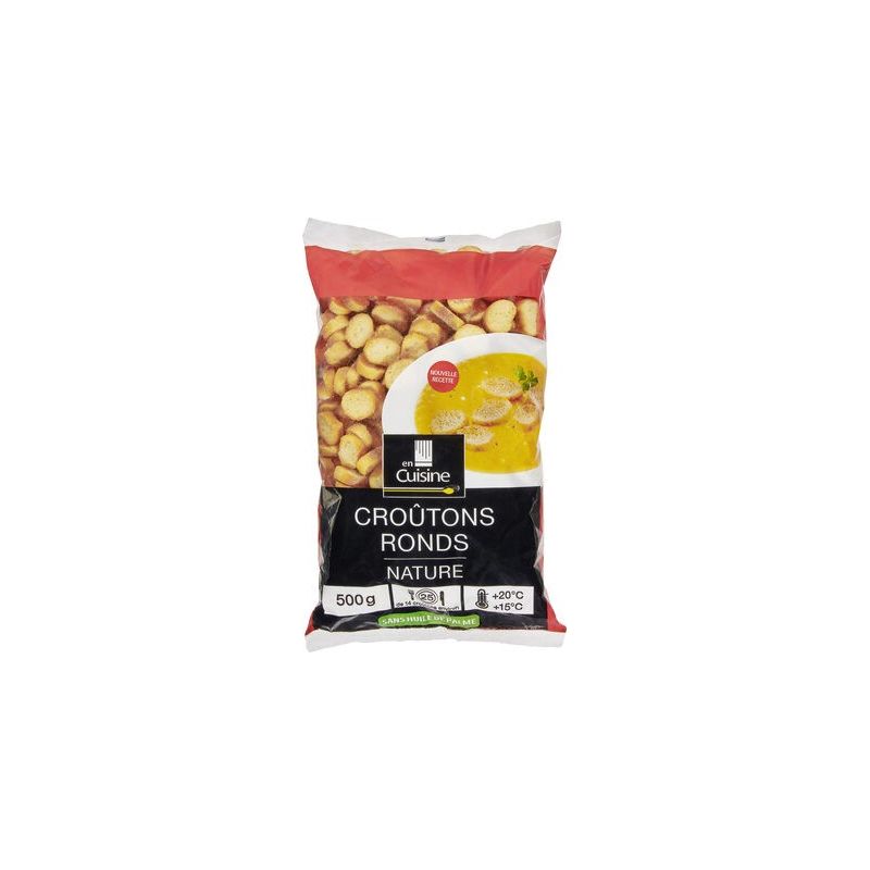 En Cuisine 500G Crouton Rond Nature