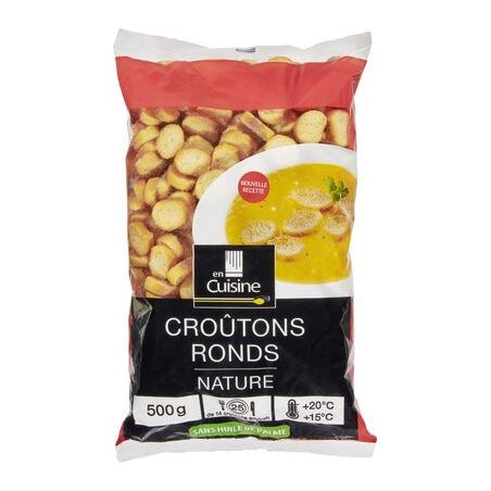 En Cuisine 500G Crouton Rond Nature