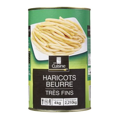 En Cuisine 5/1 Haricot Beurre Tres Fin