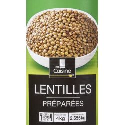 En Cuisine 5/1 Lentilles Preparées