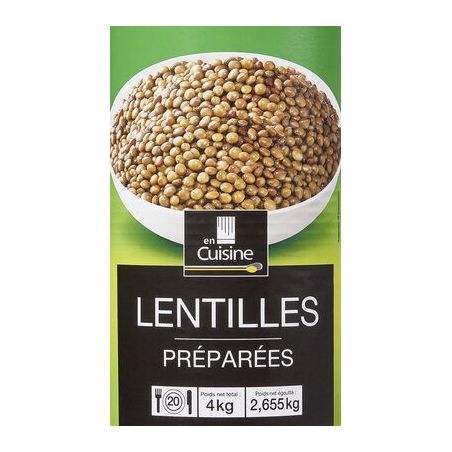 En Cuisine 5/1 Lentilles Preparées