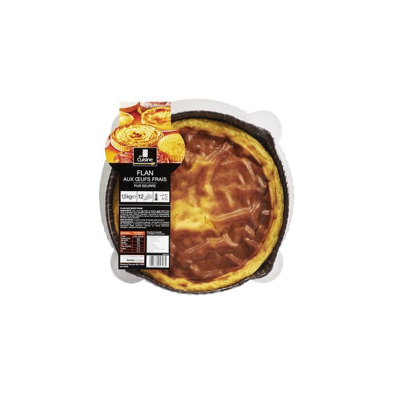 En Cuisine 1,5Kg Flan Aux Œufs Frais