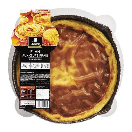 En Cuisine 1,5Kg Flan Aux Œufs Frais