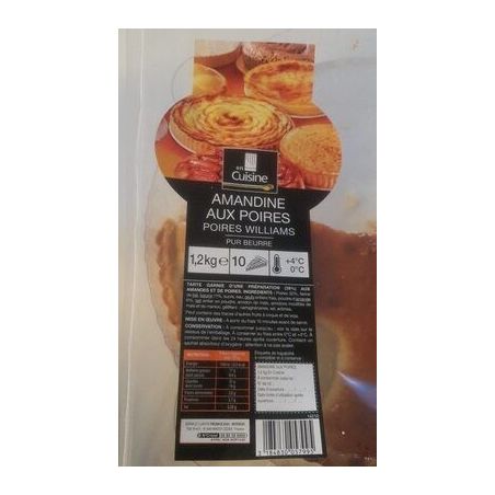 En Cuisine 1,2Kg Tarte Amandine Aux Poires