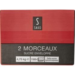 Saxo 4,75Kg 1188X4G Morceaux De Sucre Enveloppé