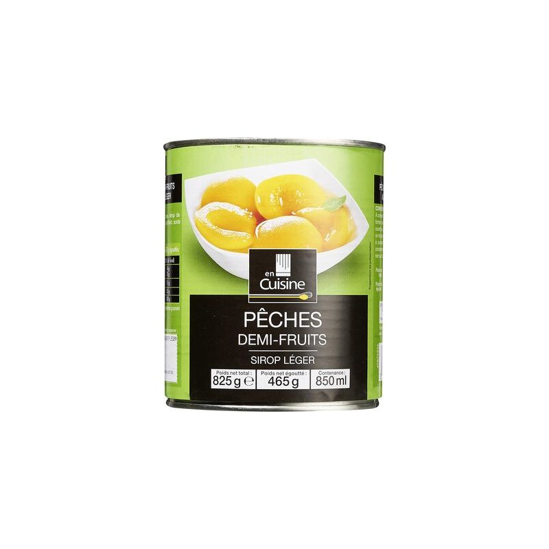 En Cuisine 825G Peches Sirop