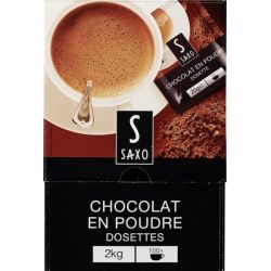 Saxo 100 Doses 2Kg Poudre Chocolat