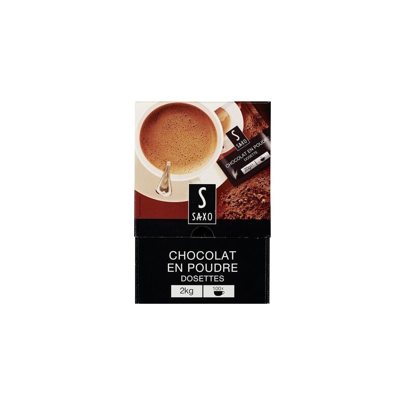 Saxo 100 Doses 2Kg Poudre Chocolat