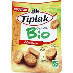 Tipiak Croutons Huile D'Olive Bio : Le Paquet De 12G