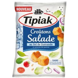 Tipiak Croutons Pour Salade Au Sel De Guérande 80G