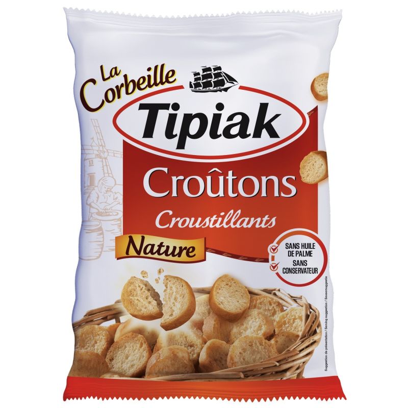 Tipiak Croûtons Pain Spécial Nature : Le Sachet De 300 G