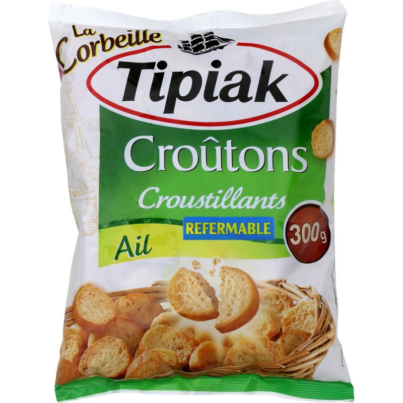 Tipiak Croûtons À L'Ail : Le Sachet De 300G