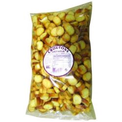 Tipiak Croûtons Ronds Nature, Le Sachet De 500G