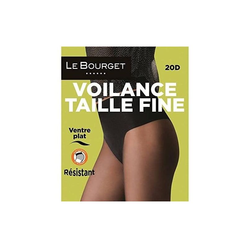 Le Bourget Collant Voilance Taille Fine Panama 1