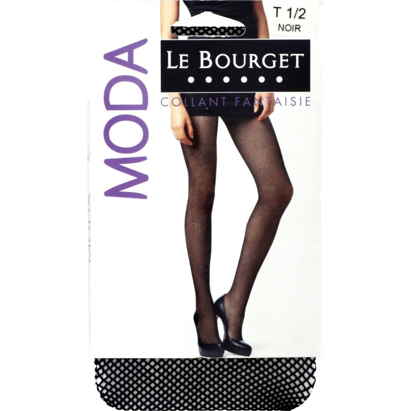 Le Bourget Collant Moda Résille T1/2 Noir