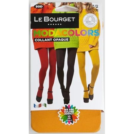 Le Bourget Collant Moda Colors Jaune T1/2