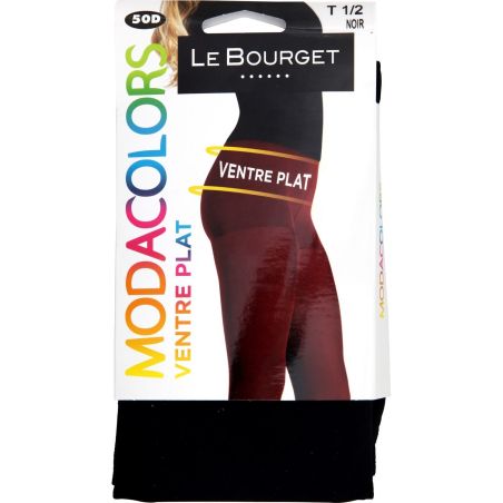 Le Bourget Collant Femme Noir Ventre Plat 50D T1/2