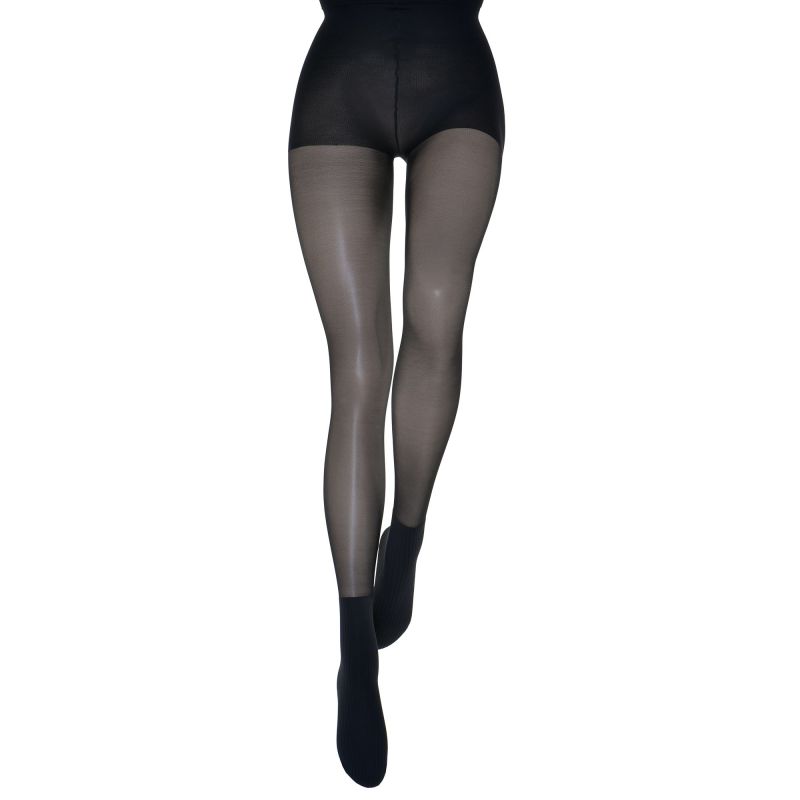 Le Bourget Collant Transparent Boots Noir T1/2