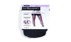 Le Bourget Collant Femme Noir Spécial Basket Plumetis T3/4