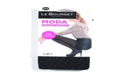 Le Bourget Collant Femme Noir Fantaisie Nefertiti T3/4