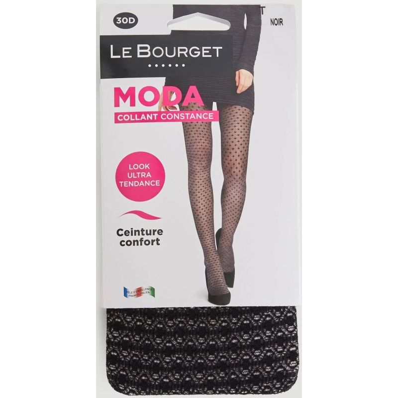 Le Bourget Collant Moda Constance Noir T3/4