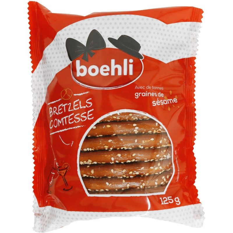 Boehli Bretzel Comtesse Au Sésame 125G
