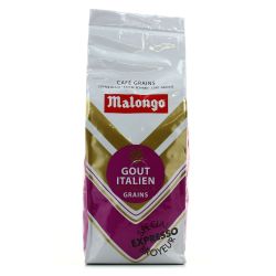 Malongo 250G Cafe Grains Gout Italien