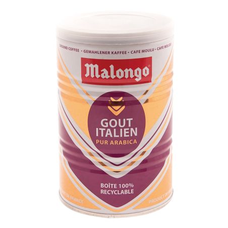 Malongo Café Moulu Goût Italien : La Boite De 250 G