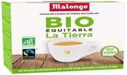 Malongo Dosettes Souples La Tierra Bio : Les 16 De 6,5 G - 112