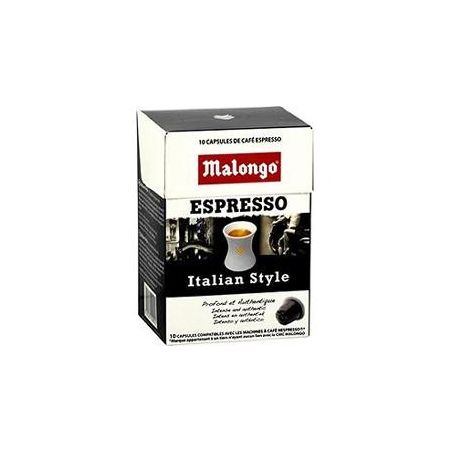 Malongo 10 Capsules Cafe Italian Style