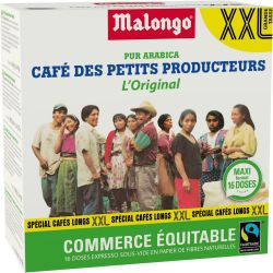Malongo Café Pur Arabica Des Petits Producteurs En Dosette Pour Senseo 96G