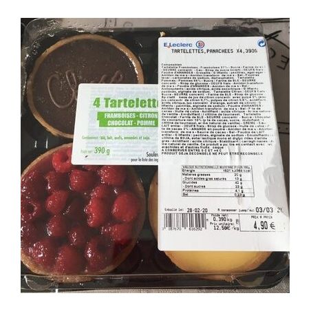1Er Prix Assortiment Tartelette X4 390G