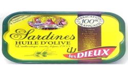 Le Trésor Des Dieux Sardines À L'Huile D'Olive 1/6 115G