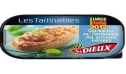 Le Trésor Des Dieux Les Tartinables Saumon Au Fromage Ail & Fines Herbes 90G