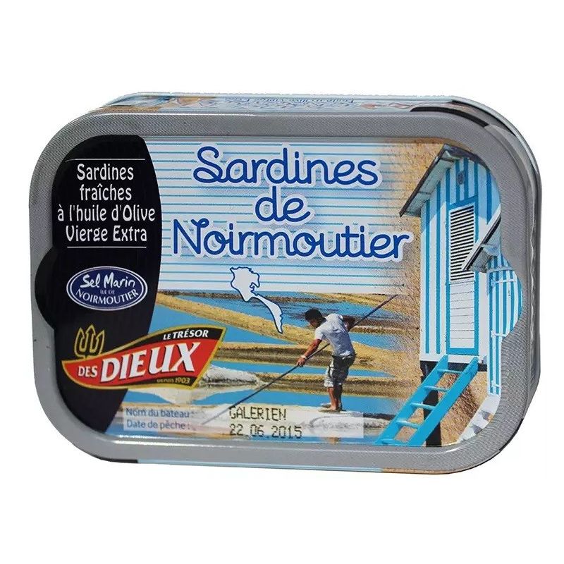 Le Trésor Des Dieux Sardines De Noirmoutier 1/6 115G