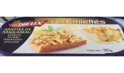 Le Trésor Des Dieux 90G Emiette Maquereaux Citron/Curry/Amandes Gendreau