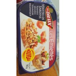 Les Dieux 90G Emiette Sardine Tomate Sechee Vinaigre Gendreau