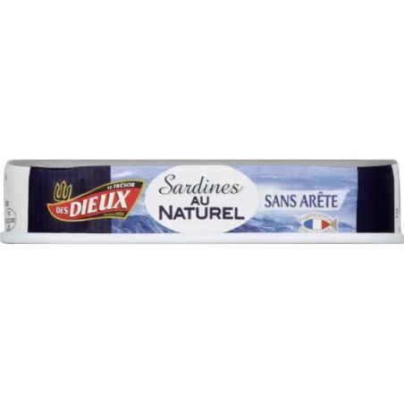 Le Trésor Des Dieux Sardines Au Naturel Sans Arête 1/6 115G