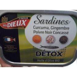 Le Trésor Des Dieux 115G Sardines Detox & Bio