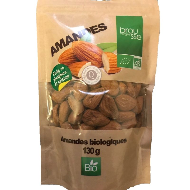 Brousse Vergez Amandes Décortiquées Bio 130G