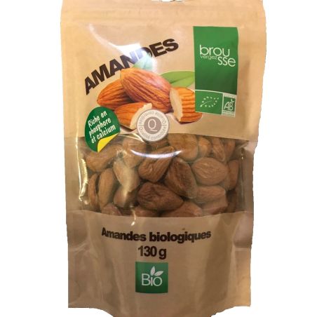 Brousse Vergez Amandes Décortiquées Bio 130G