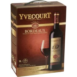 Yvon Mau Vin Rouge Bordeaux Merlot - Cabernet Sauvignon 12% Yvecourt : La Fontaine De 3L