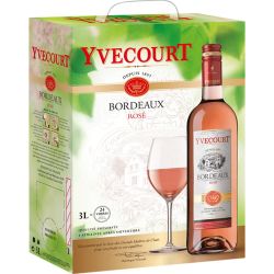 Yvon Mau Vin Rosé Bordeaux Yvecourt : La Fontaine De 3L