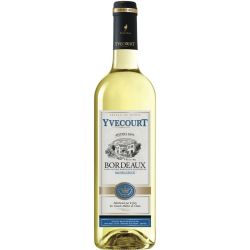 Yvon Mau Bordeaux Blanc Yvecourt Moelleux 11% : La Bouteille De 75Cl