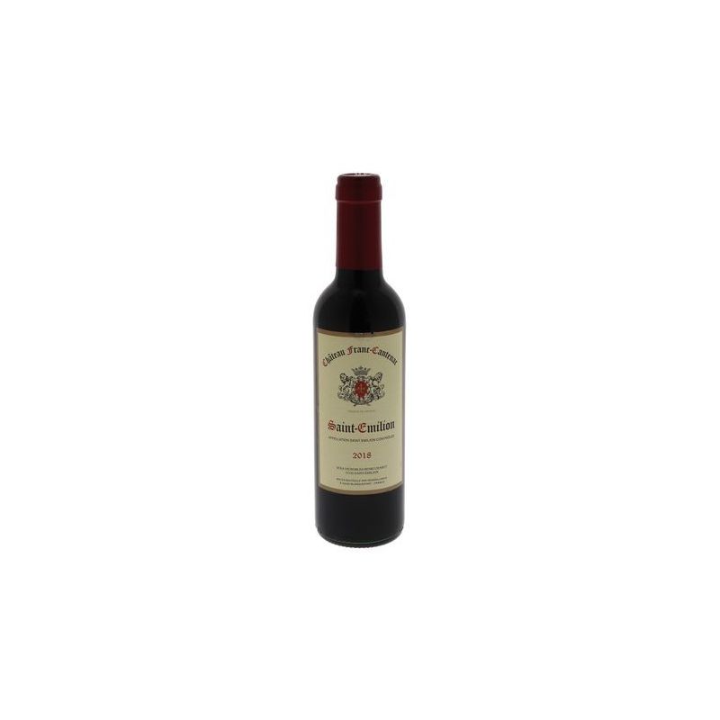 Château Franc Cantenac Vin Rouge Aoc Saint Emilion : La Bouteille De 37,5Cl