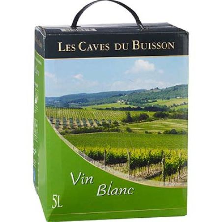 Cave Du Buisson Bib 5 Litres Vin De Table Blanc 11Ø