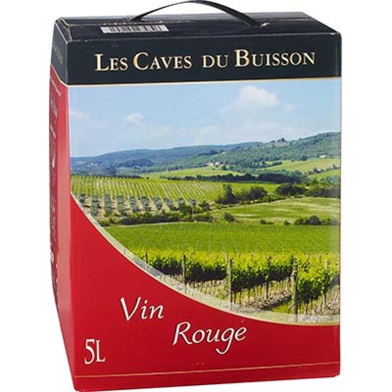 Cave Du Buisson Bib 5 Litres Vin De Table Rouge 11Ø