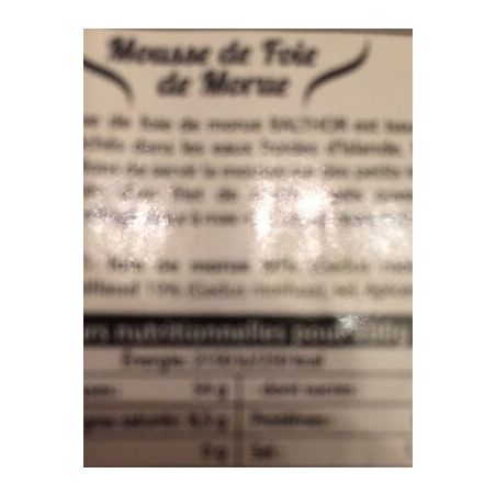 Balthor Mousse De Foie Morue.115G